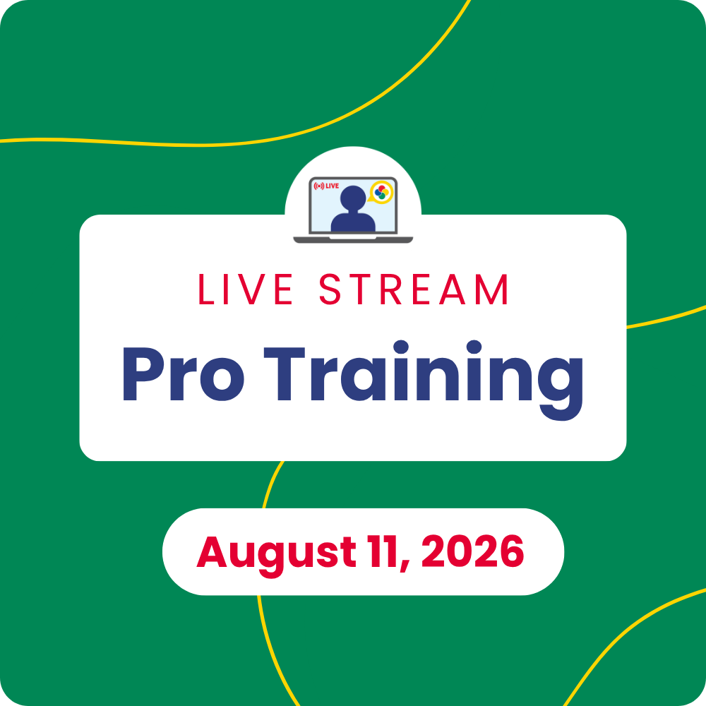 Live Stream Pro Training, August 11, 2026
